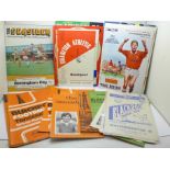 Football programmes; Blackpool FC Home and Away from 1950's onwards (20 no.)