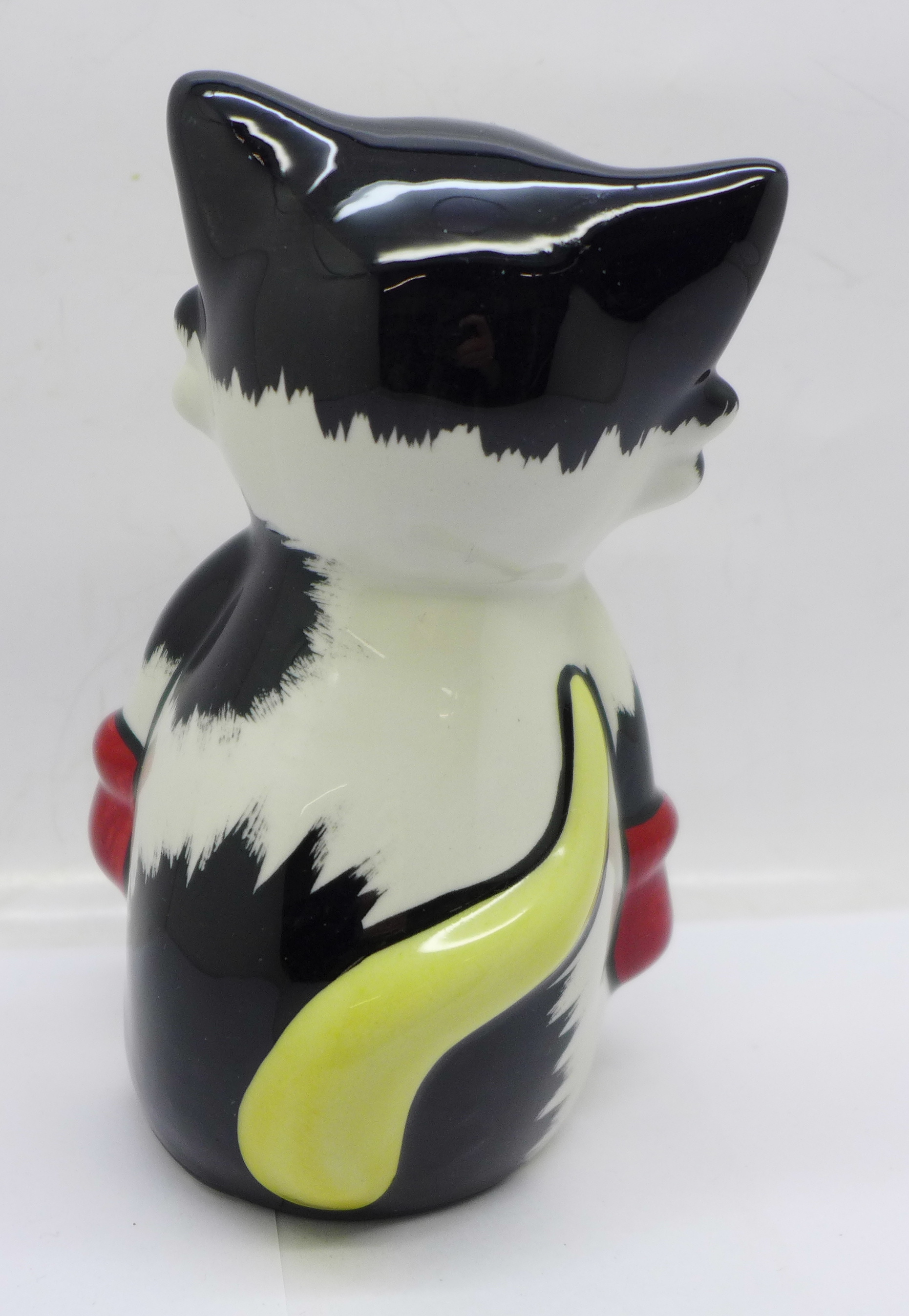 A Lorna Bailey Ali Cat, signed on the base, 14cm - Image 2 of 2