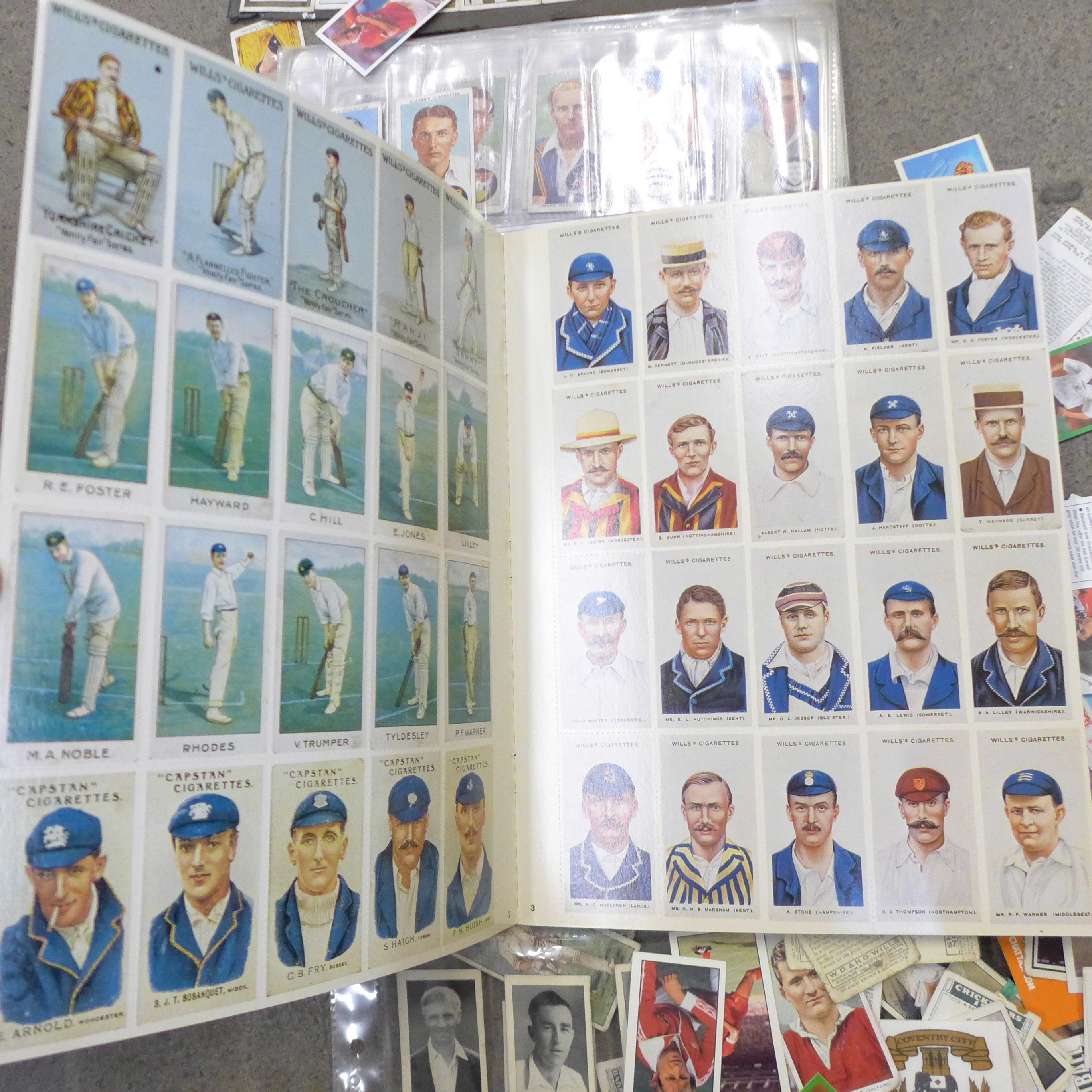 Cigarette cards; football and cricket cigarette and trade cards, loose and in albums includes Panini - Image 3 of 10