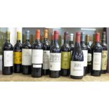 Fifteen bottles of vintage wine