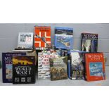 A collection of books, WWI and WWII military history, aircraft, etc. (4) **PLEASE NOTE THIS LOT IS