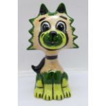 A Lorna Bailey Sonic the Cat, signed on the base, 13cm