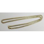 A 9ct gold neck chain, 12.9g, 57cm
