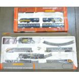 Two Hornby OO gauge train sets, incomplete, Inter-City 125 set and Advanced Passenger Train set