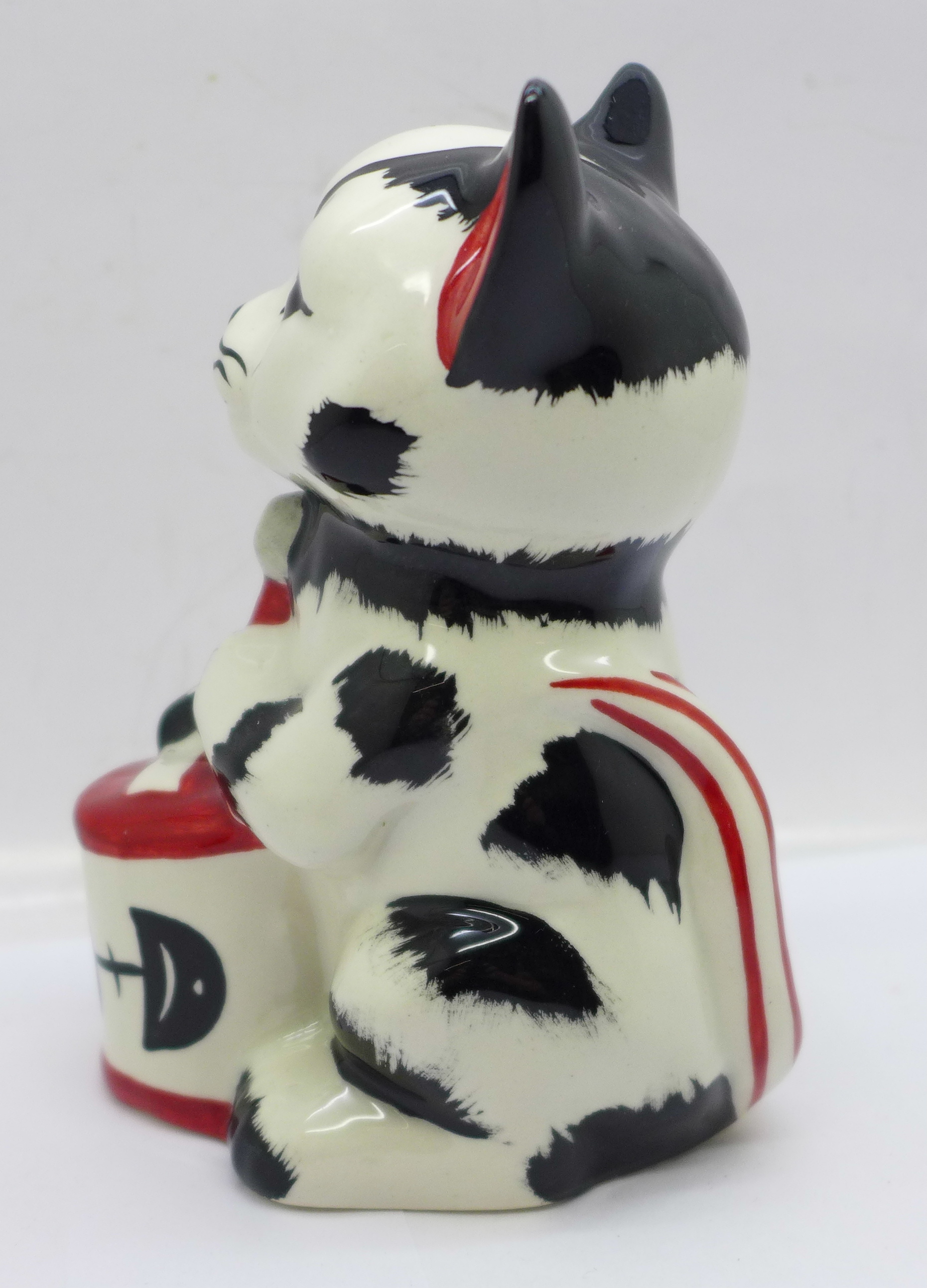 A Lorna Bailey Tucker (Tuna) the Cat, signed on the base, 13cm - Image 2 of 4