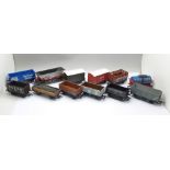 Twelve Hornby OO gauge wagons