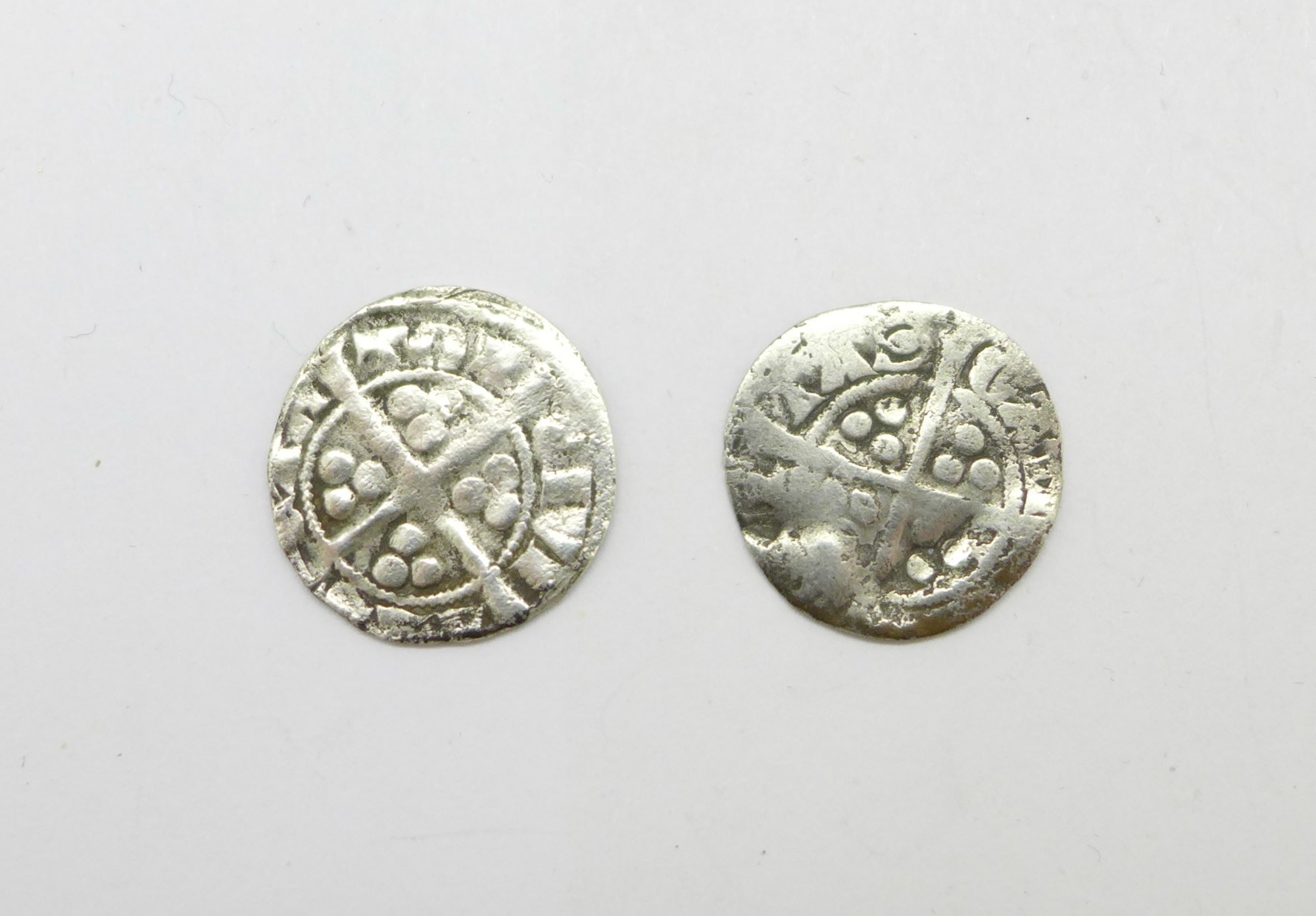 Two Edward I 1272 silver pennies - Image 2 of 2