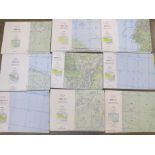 Twenty-seven Operational Navigation Charts, mostly Europe and Middle East