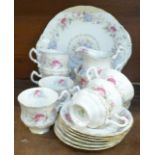 A Royal Standard six setting tea set