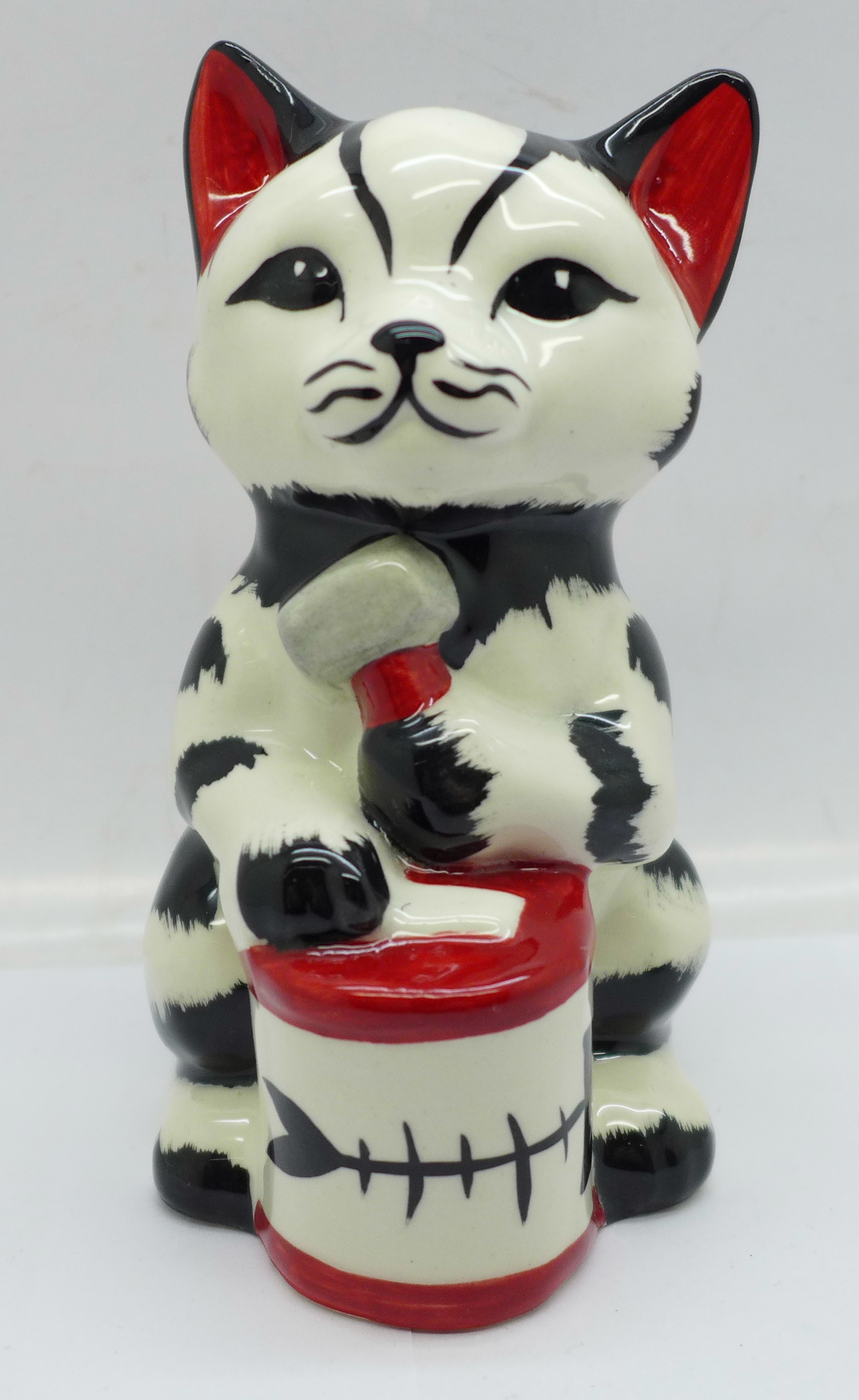 A Lorna Bailey Tucker (Tuna) the Cat, signed on the base, 13cm