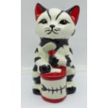 A Lorna Bailey Tucker (Tuna) the Cat, signed on the base, 13cm