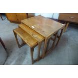 A G-Plan Quadrille teak nest of tables