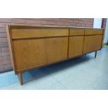 A teak sideboard