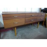 A small afromosia sideboard