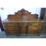 A Victorian Lincolnshire walnut dresser