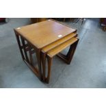 A G-Plan Quadrille teak nest of tables