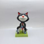 Lorna Bailey, 'England Footballer Cat?, signed on the base, 15cm