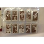 Cigarette cards; an album with eleven complete sets, Churchman Boxing Personalities, Player's