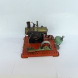 A Mamod SE2 stationary steam engine