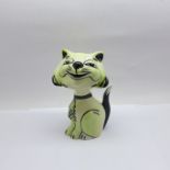 Lorna Bailey, 'Snooty the Cat', signed on the base, 13cm