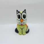Lorna Bailey, 'Clifford the Cat', signed on the base, 13cm