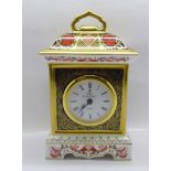 A Royal Crown Derby Old Imari clock, second