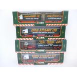 Four Corgi Eddie Stobart model vehicles, boxed