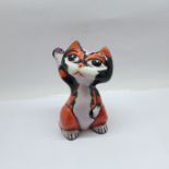 Lorna Bailey, 'Cheerio the Cat', limited production in July 2002, signed on the base, 13cm