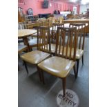 A set of four G-Plan Fresco teak dining chairs