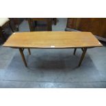 A teak coffee table