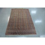 A hand knotted Pakistani Bokhara rug, 123 x 193cms