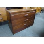 A William Lawrence teak chest of drawers