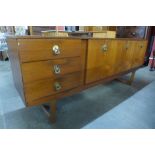 A teak sideboard