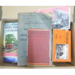 A collection of railway related ephemera and Ordnance Survey maps