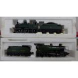 Two Dapol model railway locomotives and tenders, boxed