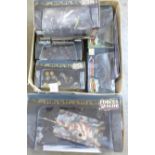 Four military themed Forces of Valour and other model sets, boxed