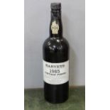 A bottle of Harveys 1985 vintage port