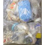 Two bags of beads for re-threading