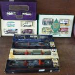 Seven model vehicle sets including two Lledo The Home Front sets