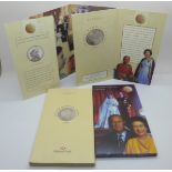 A 1997 Golden Wedding commemorative crown