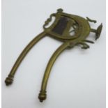 A brass nut cutter