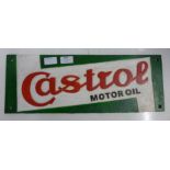 A Castrol Motor Oil cast sign, 48cm