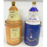 Two Wade Bell's Old Scotch Whisky decanters, boxed