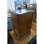 A Stag oak bedside cabinet