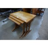 A G-Plan Fresco teak nest of tables