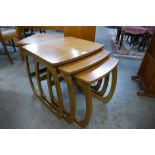 A Nathan teak nest of tables