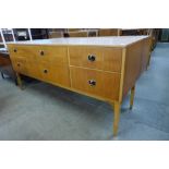 A small teak sideboard