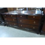 A Stag Minstrel mahogany Captain's chest of drawers