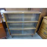 A teak bookcase