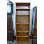 A Danish teak open bookcase